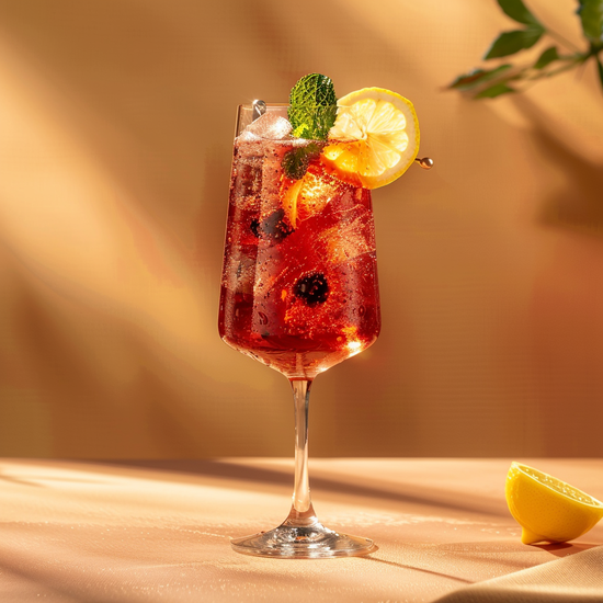 Cassis & Saffron Spritz